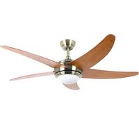 Ventilador de techo Bastilipo Malibu Niquel 3 Led