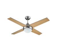 Ventilador de techo Bastilipo Mojacar Niquel Led