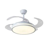 Ventilador de techo Bel Air Dune 72W LED 108 cm aspas retráctiles blanco