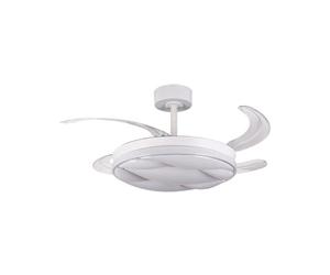 Ventilador de techo Bel Air Karnak 72W 4 aspas retráctiles blanco 108"