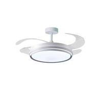 Ventilador de techo Bel Air Kioto 72W 4 aspas retráctiles plateado 108 cm