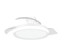 Ventilador de techo Bliss (Blanco, 106 cm, 35 W, Blanco cálido)