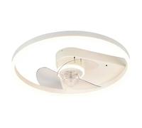 Ventilador de techo Borgholm (Blanco, 50 cm, 30 W, Blanco cálido)