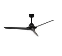 Ventilador de techo Brisa Mini negro-madera LED 20w con IP44