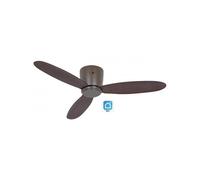 Ventilador De Techo Casafan 311282w Eco Plano Ii 112cm Nogal Wi-fi