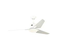 Ventilador de techo CasaFan Eco Aviatos 132 WE-WE motor DC luz mando blanco