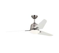 Ventilador de techo CasaFan Eco Aviatos 513253 - 132cm, BN-WE, Aspas color blanco, Mando a distancia