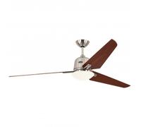 Ventilador de techo CasaFan Eco Aviatos BN-AH con luz, mando y motor DC