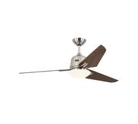 Ventilador de techo CasaFan Eco Aviatos BN-WE motor DC luz mando 132 cm nogal