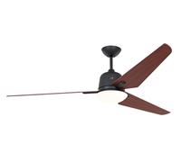 Ventilador De Techo CasaFan Eco Aviatos Con Luz, 162 cm, Gris Cerezo, Mando