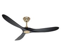 Ventilador De Techo CasaFan Eco Genuino Con Control Remoto, 152 Cm, Dorado/Negro