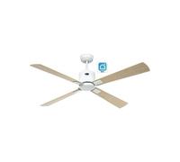 Ventilador de techo CasaFan Eco Neo III 132 cm WiFi motor DC blanco/arce/haya