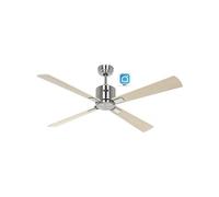 Ventilador De Techo Casafan Eco Neo Iii 132cm Con Wifi 942222w Motor Cromo Cepillado/ Arce Y Haya