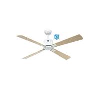 Ventilador De Techo Casafan Eco Neo Iii 132cm Con Wifi 943222w Motor Blanco/arce Y Haya