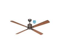 Ventilador De Techo Con Wifi Casafan Eco Neo Iii 152cm 949303w Bronce / Negro Y Teca