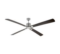 Ventilador de techo CasaFan Eco Neo III BN-NB/KI cromo cepillado 180 cm mando reversible