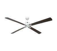 CasaFan Eco Neo III WE-NB/KI Ventilador de Techo con Motor Luz Mando y Aspas Reversibles 28W