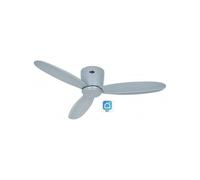 CasaFan Ventilador de techo inteligente Eco Plano II, Ø 112 cm, gris claro, CC