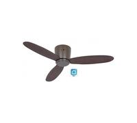 CasaFan Ventilador de techo inteligente Eco Plano II, Ø 132 cm, nogal, CC