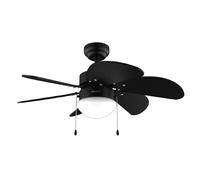 Ventilador de techo Cecotec EnergySilence Aero 3600 Vision Full Black 50W 36" 6 aspas luz reversible