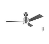 Ventilador de techo de 30 w con motor dc y 48? con luz led, mando a