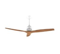 Ventilador de techo cecotec energysilence aero 5270 40w reversible blanco/natural ø132 cm