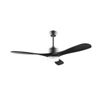 Cecotec Ventilador de Techo con Mando a Distancia, Temporizador y Luz LED EnergySilence Aero 5290 Stone Pro. 35 W, Motor DC, 52", 3 Aspas, 5 Velocidades, Función Invierno, Gris