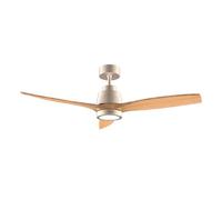 Cecotec Ventilador de techo EnergySilence Aero 5295 GoldWhite 35W DC LED 18W 52" mando a distancia