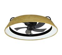 Cecotec Ventilador de Techo con Luz EnergySilence LampAero 600 Green Design. Motor DC 20w, Luz LED, 5 aspas 17 pulgadas, Mando, 6 Velocidades, 3 tonalidades de luz, Temporizador, modo winter/summer
