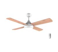 Cecotec Ventilador de Techo con Luz EnergySilence Aero 4250 DC Fresh. 40 W, Motor DC, Diámetro 42”con 4 Aspas Reversibles, Luz LED, Mando a distancia, Temporizador, 6 Velocidades