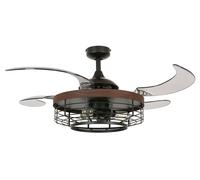 Ventilador de Techo Con Control Remoto Puede Contraerse Un Lámpara LED Fanaway