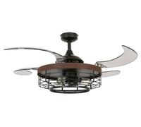 Ventilador de Techo Con Control Remoto Puede Contraerse Un Lámpara LED Fanaway