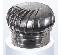 Ventilador de techo con cubierta de turbina, abertura de escape de turbina eólica, tubo de ventilación de techo para aerogeneradores, salida de aire de acero inoxidable 304 para ventiladores de techo