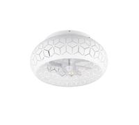 Ventilador de techo con fuente de luz motor dc bidar blanco 50 cm