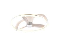 Ventilador de techo con fuente de luz motor dc stockholm blanco 73,5 cm