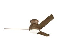 Ventilador de Techo con Iluminación Control Remoto Regulable LED 3 Paletas Salón