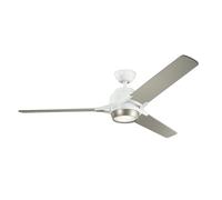 Ventilador de Techo con Iluminación Mando a Distancia Regulable LED Blanco Salón