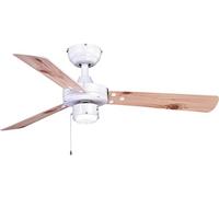 Ventilador de techo con iluminación y interruptor de cordón Cyrus 107 cm, AireRyder