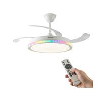 Ventilador de techo con led rgb y mando a distancia innovagoods