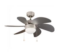 wonderlamp Basic Ventilador, E27, 15 watts, Blanco, 76.2 x 76.2 x 41.5 cm