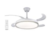Ventilador de techo con luz cielo estrellado 70w, motor dc silencioso, iluminación salón dormitorio