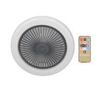 Ventilador de Techo con Luz Control Remoto Hoja Cerrada Velocidad Ajustable Pequeño Ventilador para Habitación de Niños, Trastero, 30W