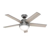 Ventilador de techo hunter stile plateado - 117 cm - 50640