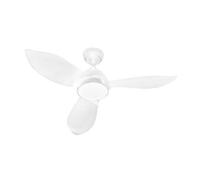 Ventilador de Techo con Luz FARELEK Corsica 70W 116cm 3 Velocidades Mando Temporizador Función Invierno