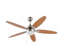 Ventilador de Techo con Luz FM Calefacción VT-130 60W 132cm 3 Velocidades Función Invierno