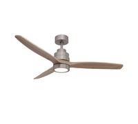 Ventilador de Techo con Luz FM Calefacción VT7000L 34,6W 132cm 6 Velocidades Motor DC Mando Temporizador