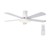 Ventilador de Techo con Luz HJM VT562 65W 132cm 6 Velocidades Motor DC Mando Temporizador Función Invierno