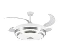 Ventilador de Techo con Luz Klack KNV-137 30W 107cm 6 Velocidades Aspas Retráctiles Bluetooth Mando