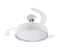 Ventilador de Techo con Luz Klack OMFSD-2327 30W 106cm 6 Velocidades Motor DC Aspas Retráctiles Mando