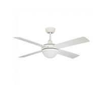 wonderlamp Marea Ventilador De Techo Con Luz E27, 15 W, Blanco, 132 x 132 x 43 cm